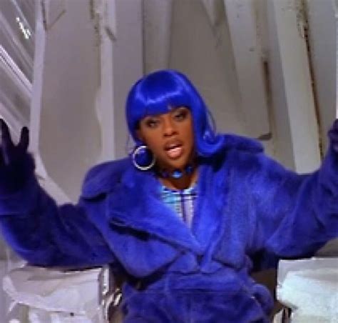 Lil Kim In The Crush On You Video Wearing All Blue In This Scene