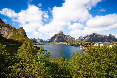 Reine In Norway Stock Image Image Of Fjord Scandinavia 132260399