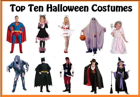 10 Most Popular Halloween Costumes Time For The Holidays