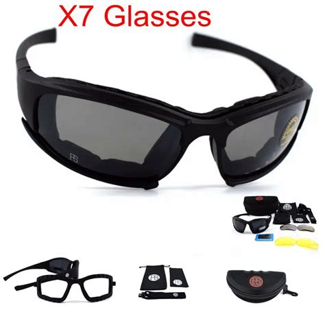 Tactical Airsoft Goggles X7 Polarized Military Sunglasses Army Glasses Shooting Hunting Camping