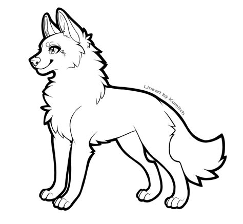 Wolf Simple Drawing At Getdrawings Free Download