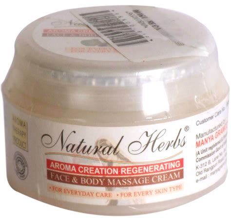 Natural Herbs Face And Body Massage Cream