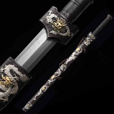 Han Dynasty Sword High Performance 1000 Layer Folded Steel Real