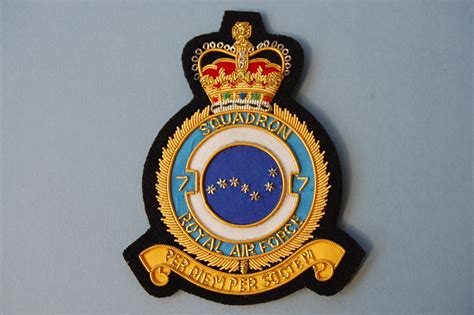 Raf 7 Squadron Blazer Badge Elliott Military