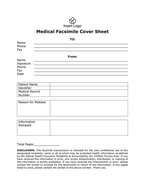 Hipaa Fax Cover Sheet A Secure Guide And Free Templates Mfax