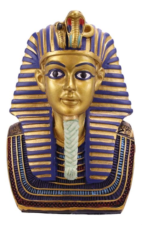 Buy Ebros Golden Cobra And Vulture Of Pharaoh Egyptian King Tut Bust