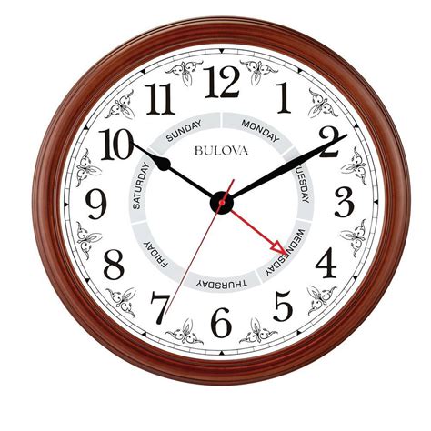 Bulova Oversized 18 In Old School Cool Wall Clock With Easy To Read