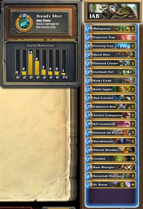 Maybe you would like to learn more about one of these? Opinion/Guide Midrange Hunter is in a great spot right now : CompetitiveHS