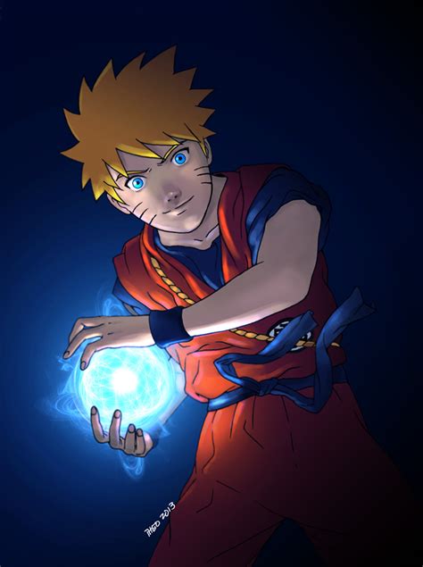 Naruto As Son Goku By Thei11 On Deviantart