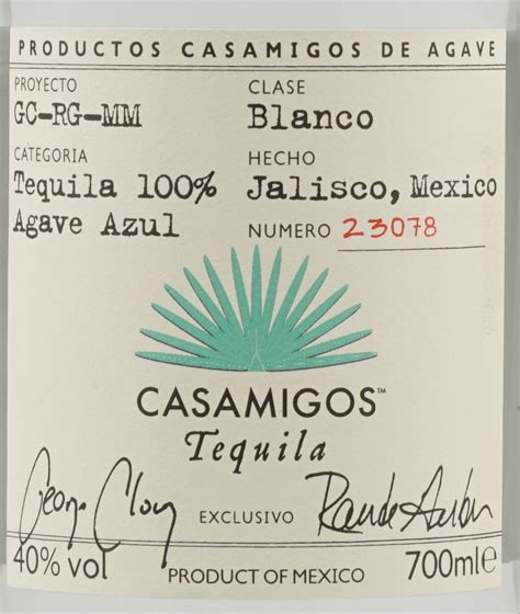 Casamigos Blanco Tequila 07 Liter 40 Vol Premium Te