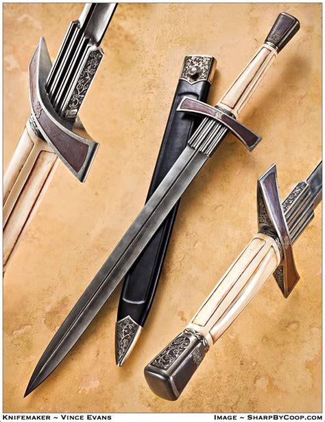 Friends And Links Hhh Custom Knives And Damascus Sword Swords
