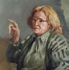 Dora Russell – small study. | Robert Lenkiewicz | Paintings and ...