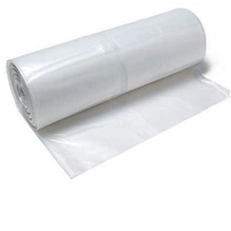 10 Mil 20x100 Clear Plastic Poly Sheeting And Construction Film