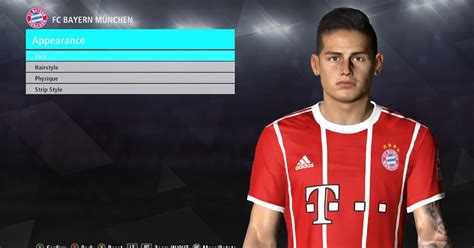 Pes Modif Pes 2017 James RodrÍguez Face From Pes 2018 By Ahmed Tattoo