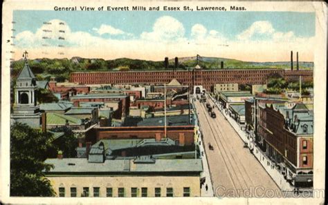 General View Of Everett Mills And Essex St Lawrence Ma