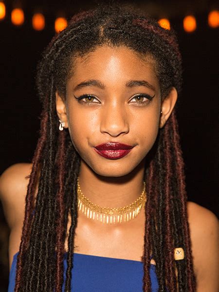 But willow smith did indeed pass it up, partially because she wanted to be 12, partially because i wanted to make a difference now, because i wanted to be big and famous like my mommy and daddy. Willow Smith Doesn't Look Anything Like We Did at 13 | StyleCaster
