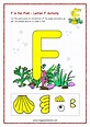 18 Fantastic Letter F Worksheets, Crafts & Activities For Preschool ...