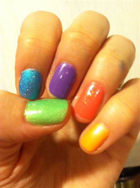 Rainbow Nails Rainbow Nails Nails Fancy