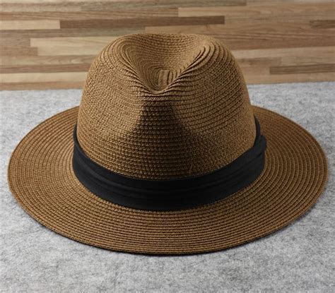 Шляпа мужская соломенная с широкими полями 55 57 см 58 60 см 61 64