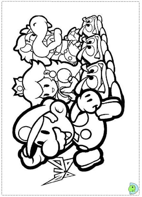 Super Mario Bros Coloring Page