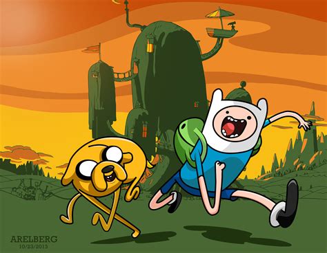 Finn And Jake Adventure Time Vector Art Behance Behance