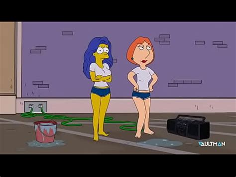 Escena De Lavado De Autos Sexy Lois Griffin Marge Simpsons