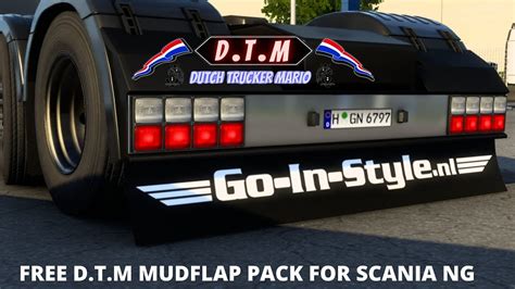ets 2 free scania next gen r s mudflap pack d t m mods youtube