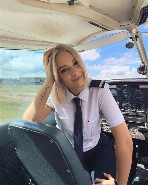 Beautiful Pilot And Flight Attandands By Dominik Kobieta
