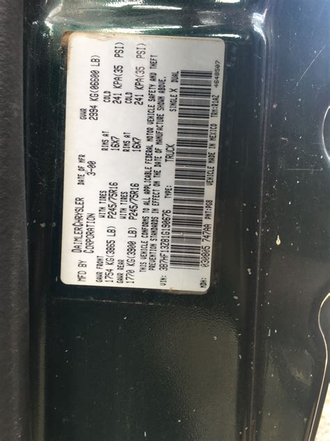 Trying To Identify My Transmission And Overdrive 01 Ram 1500 4x4 59l
