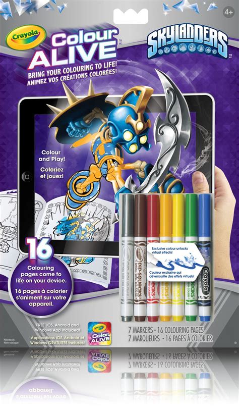 Crayola Colour Alive Skylanders Colouring Book Walmart Canada
