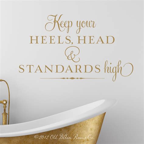 Set Your Standards High Quotes Quotesgram
