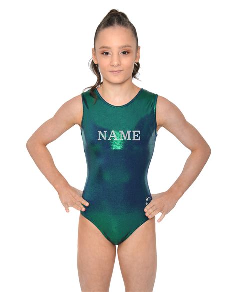 New Personalised Mystique Leotard Navy Kelly Little Stars Leotards