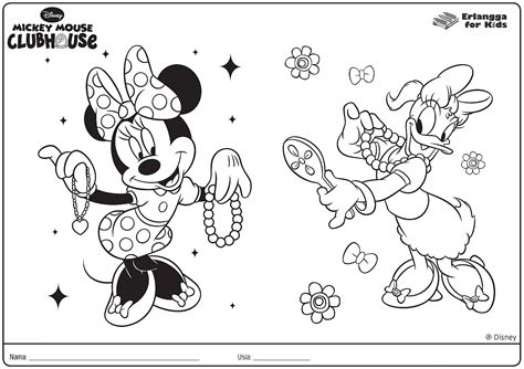 Gambar Mickey Mouse Untuk Mewarnai Cari