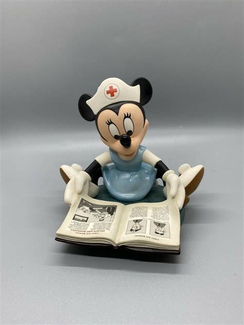 Wdcc Disney Minnie Mouse First Aiders Student Nurse Figurine