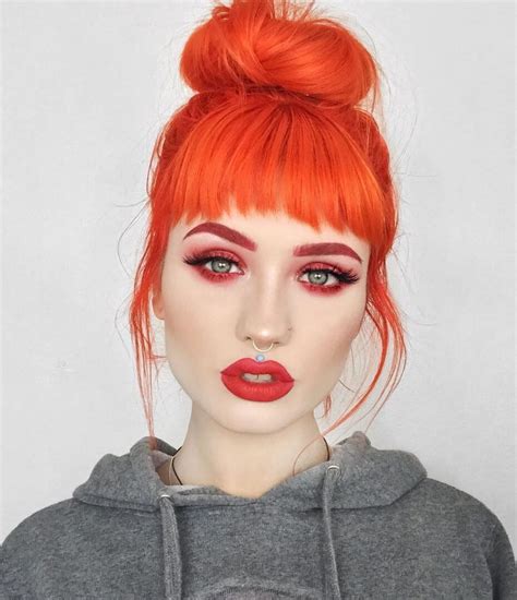 35 edgy hair color ideas to try right now with images edgy hair color orange hair dye edgy