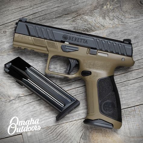 Beretta Apx A1 Full Size Optics Ready Pistol Fde 17 Round Omaha Outdoors