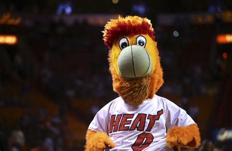 Absolute Carnage As Miami Heat Mascot Does His Best Keane On Haaland