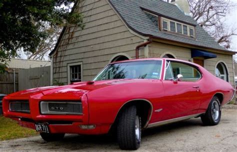 Sell Used 1968 Gto Original Owner Solar Red Great Condition In