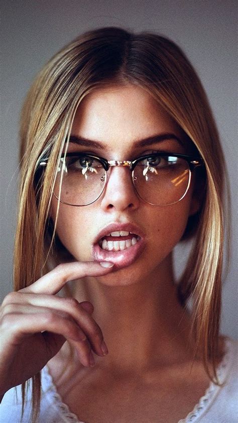 Pin By Cj On Ladies Colour Girls With Glasses Marina Laswick