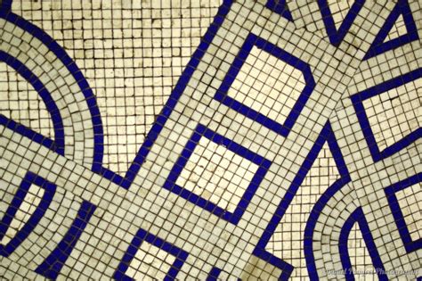 London Underground Station Tiles Mosaic 1766 Daniel Pomfret Photography