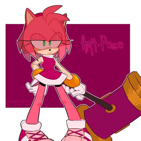 Amy Rose By Mangaanonymous On Deviantart Amy Rose Sonic Sonic The