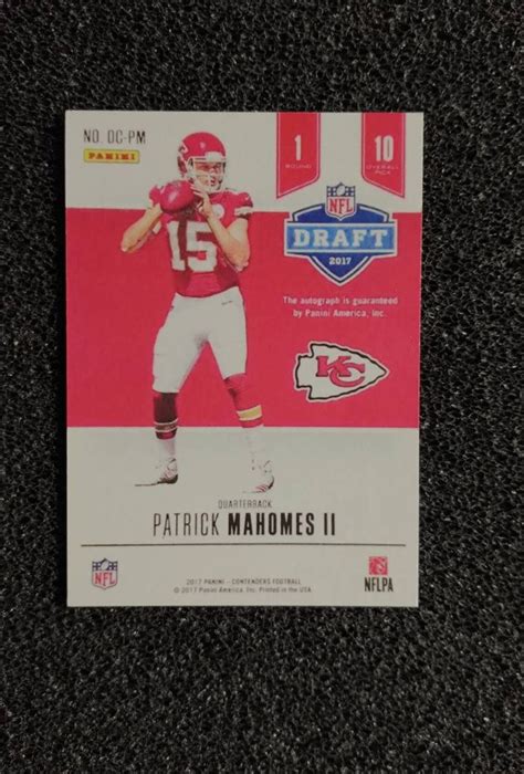 2017 Patrick Mahomes Autograph Rookie Card Reprint Mint Etsy