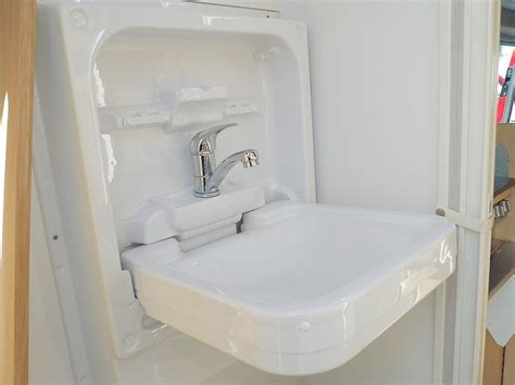 Lovely Fold Down Sink Caravan Motorhome Conversion Brown Bathroom Fold Down Sink Unit Ref Delta