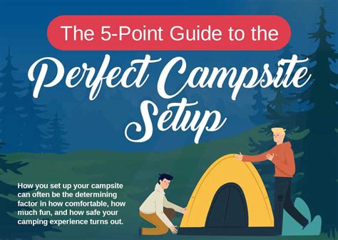 The 5 Point Guide To The Perfect Campsite Setup Infographic