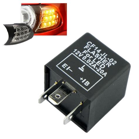 Electronic LED Flasher Blinker Relay 3 Pin CF 14 JL 02 Automobile Turn
