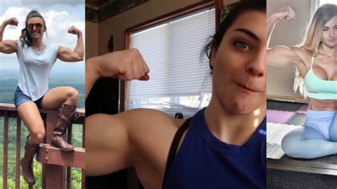 Female Fitness Motivation 2019 Fbb Presents Just Biceps Bulging Biceps Part 118 Youtube