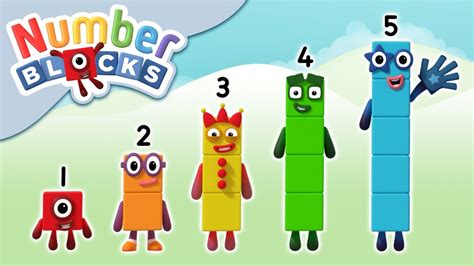 Numberblocks 1 2 3 4 5 Learn To Count Youtube