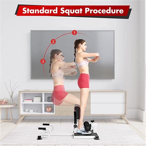 Wellshow Sissy Squat Machine Multifunctional Deep Sissy Squats Home Gym Workout Station Leg