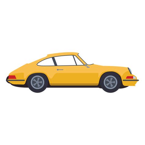 Yellow Car Illustration Transparent Png And Svg Vector File