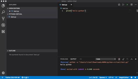 Visual Studio Code Python Virtualenv Craftsaca